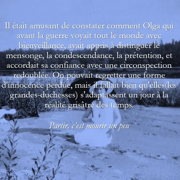 Citations de Partir, c'est mourir un peu
