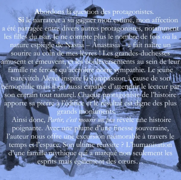 3ème partie de la chronique (5/5) de Jacinthe à retrouver sur amazon